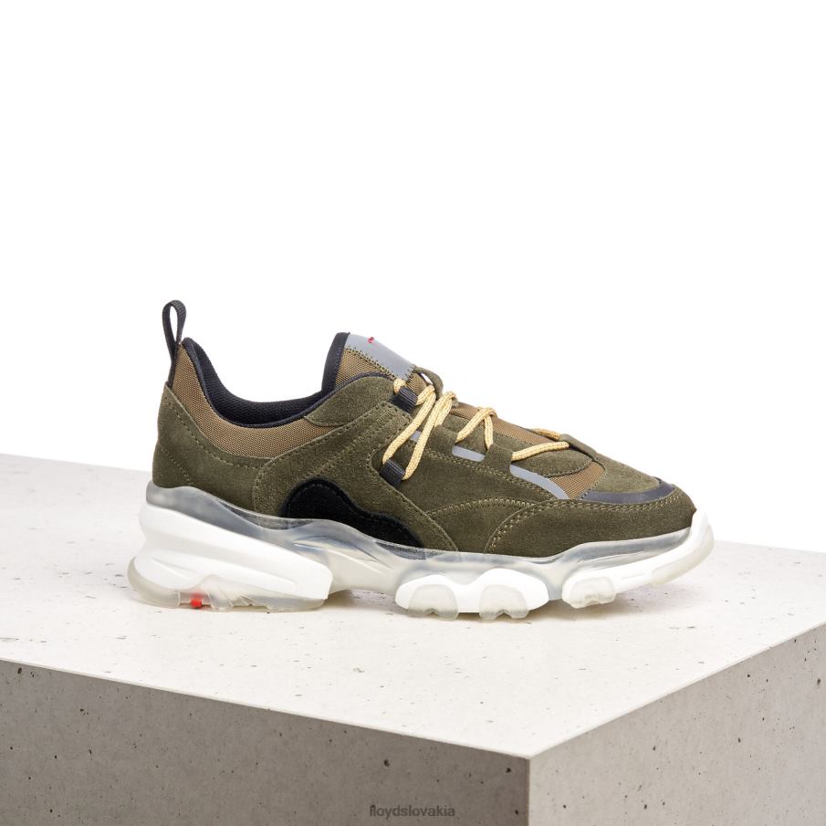 LLOYD kožené nízke tenisky ženy topánky zelená 6R0JN780