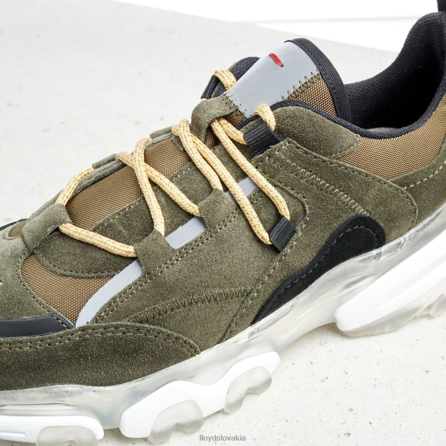 LLOYD kožené nízke tenisky ženy topánky zelená 6R0JN780