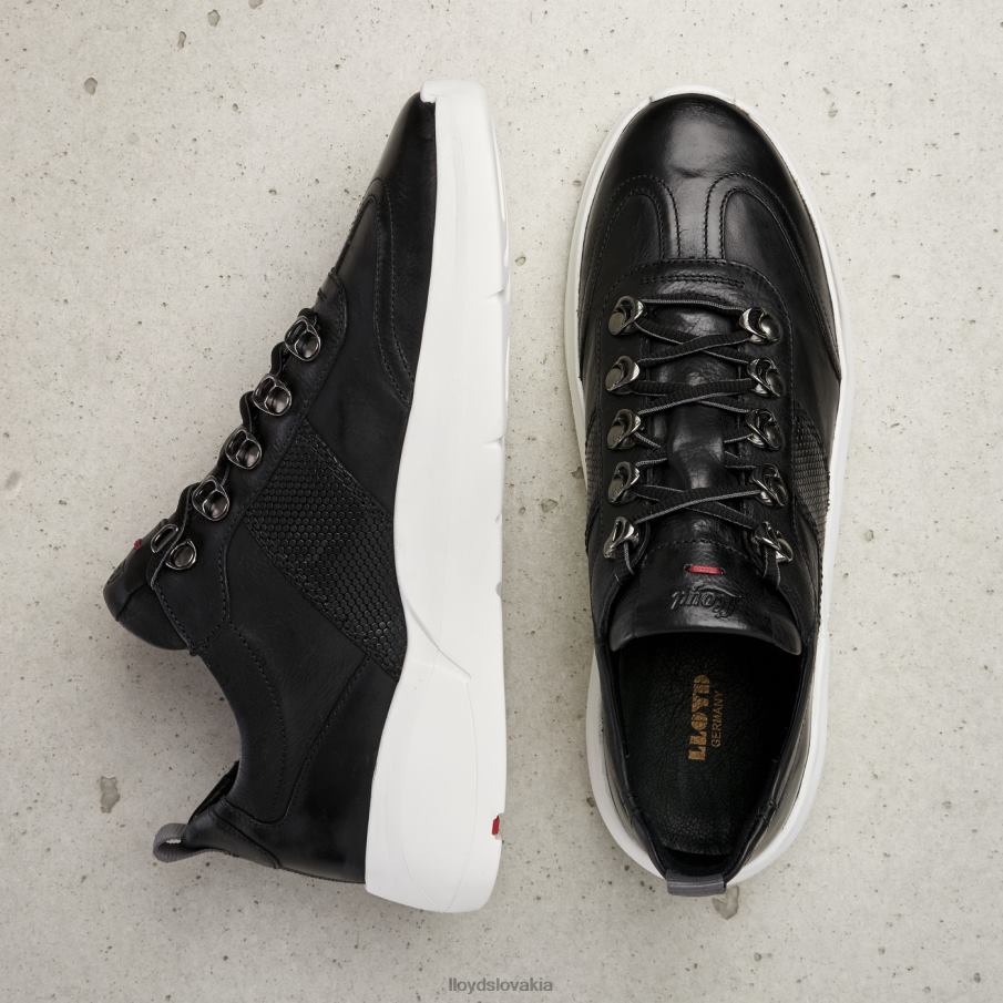 LLOYD kožené tenisky ženy topánky čierna 6R0JN834