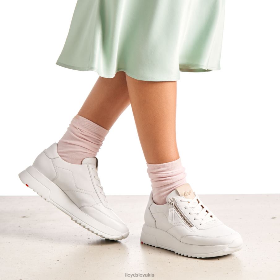 LLOYD kvalitné nízke tenisky ženy topánky biely 6R0JN784