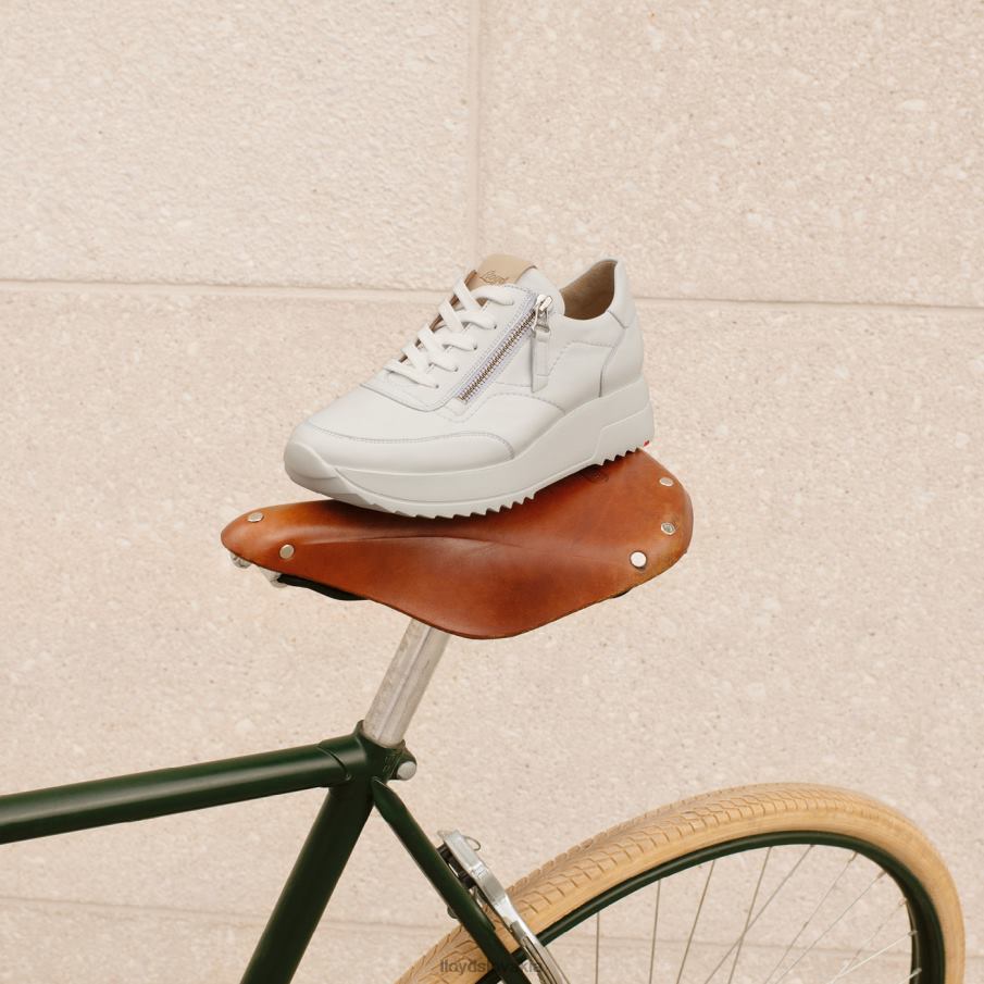 LLOYD kvalitné nízke tenisky ženy topánky biely 6R0JN784