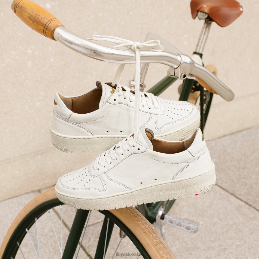 LLOYD nízke kožené tenisky ženy topánky biely 6R0JN765