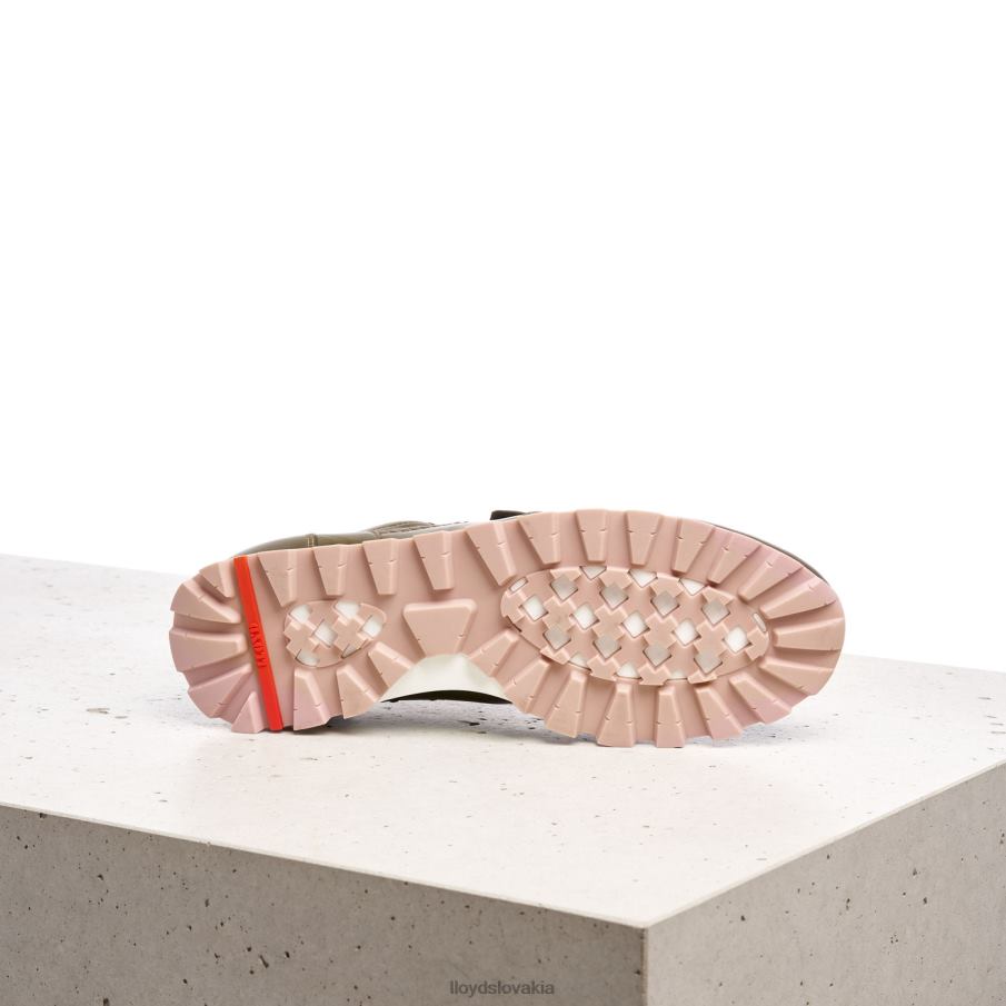 LLOYD nízke kožené tenisky ženy topánky zelená 6R0JN801