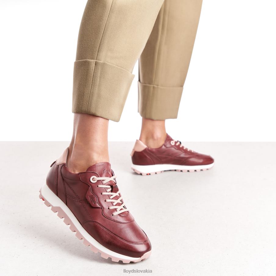 LLOYD nízke tenisky ženy topánky červená 6R0JN803