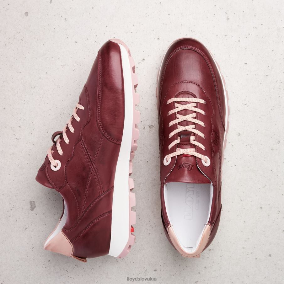LLOYD nízke tenisky ženy topánky červená 6R0JN803