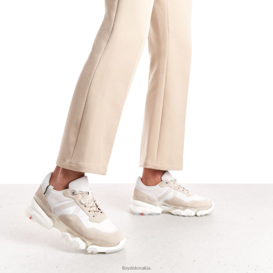 LLOYD semišové tenisky ženy topánky biely 6R0JN816
