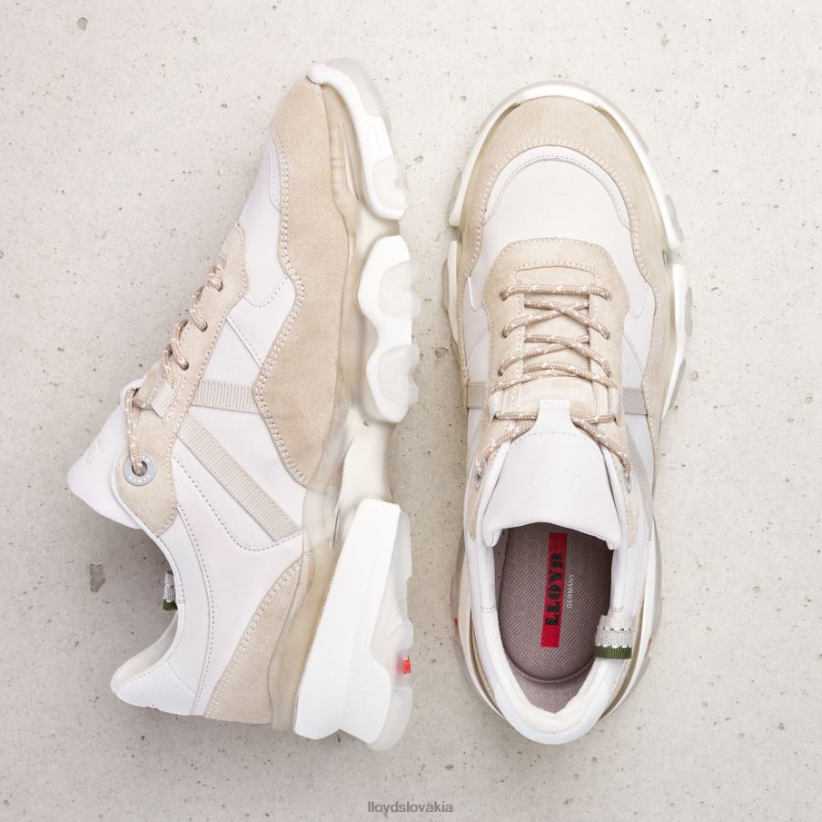 LLOYD semišové tenisky ženy topánky biely 6R0JN816