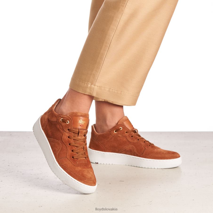 LLOYD semišové tenisky ženy topánky hnedá 6R0JN819