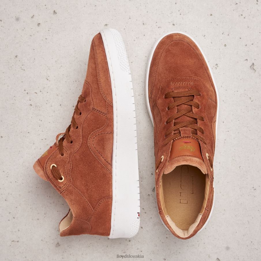 LLOYD semišové tenisky ženy topánky hnedá 6R0JN819