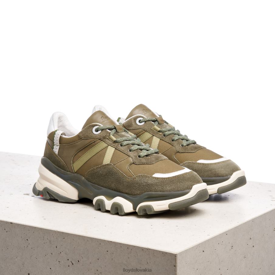 LLOYD semišové tenisky ženy topánky zelená 6R0JN802