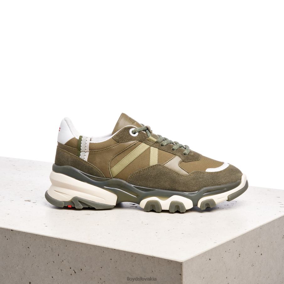 LLOYD semišové tenisky ženy topánky zelená 6R0JN802