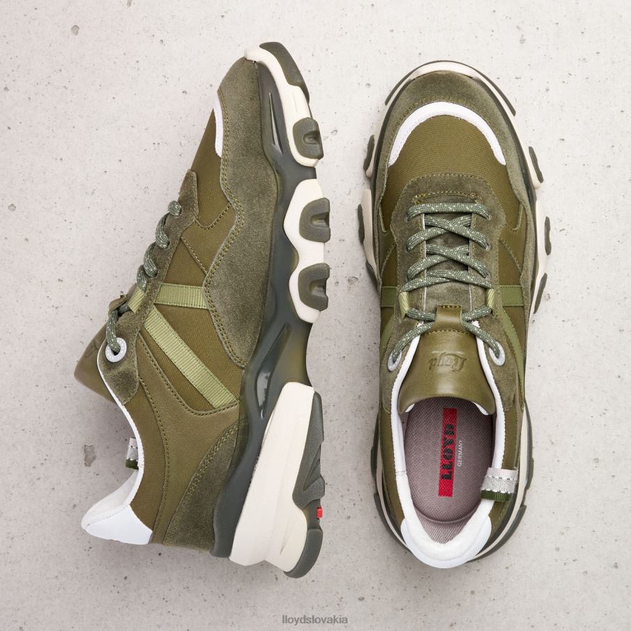 LLOYD semišové tenisky ženy topánky zelená 6R0JN802