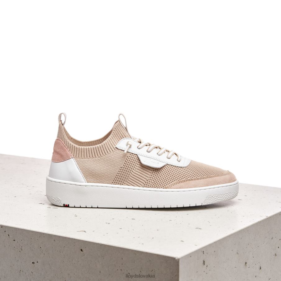 LLOYD strakaté hladké kožené tenisky ženy topánky kombinované 6R0JN783