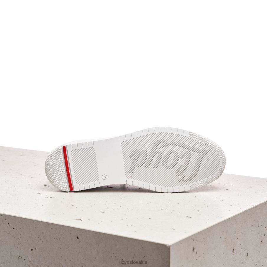 LLOYD strakaté hladké kožené tenisky ženy topánky kombinované 6R0JN783