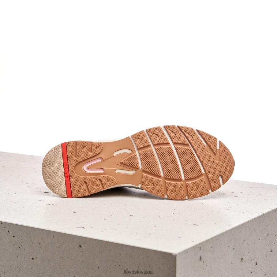 LLOYD strakaté hladké kožené tenisky ženy topánky kombinované 6R0JN846