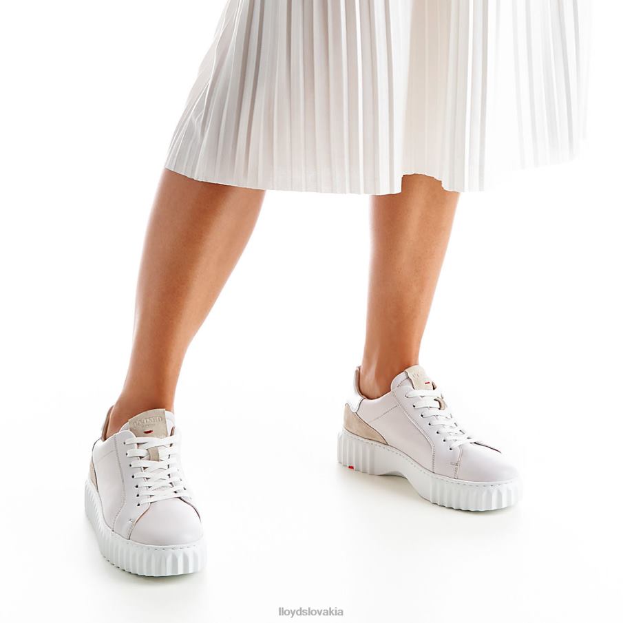 LLOYD tenisky športového vzhľadu ženy topánky biely 6R0JN838
