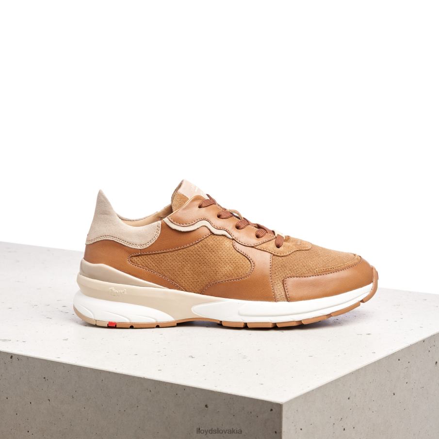 LLOYD tenisky z ovčej kože ženy topánky hnedá 6R0JN804