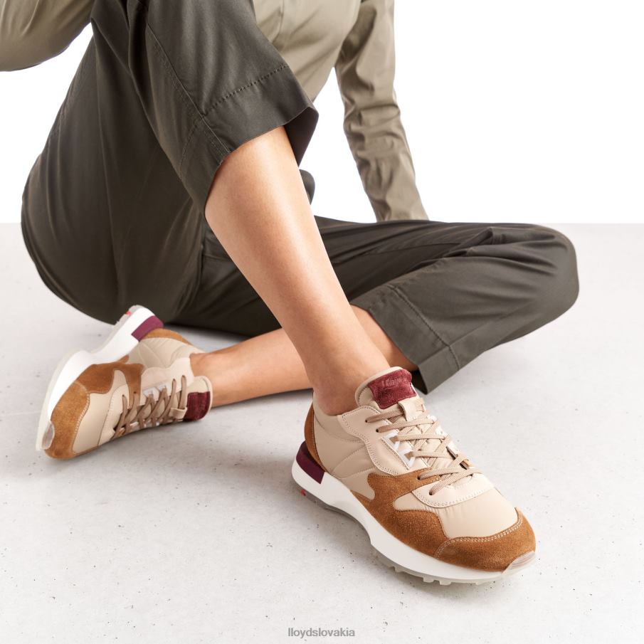 LLOYD tenisky z ovčej kože ženy topánky kombinované 6R0JN820