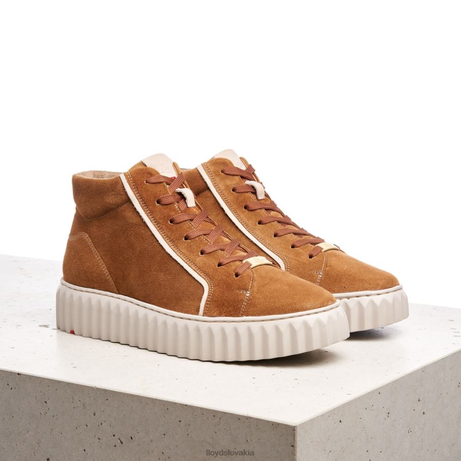 LLOYD vysoké tenisky ženy topánky hnedá 6R0JN771