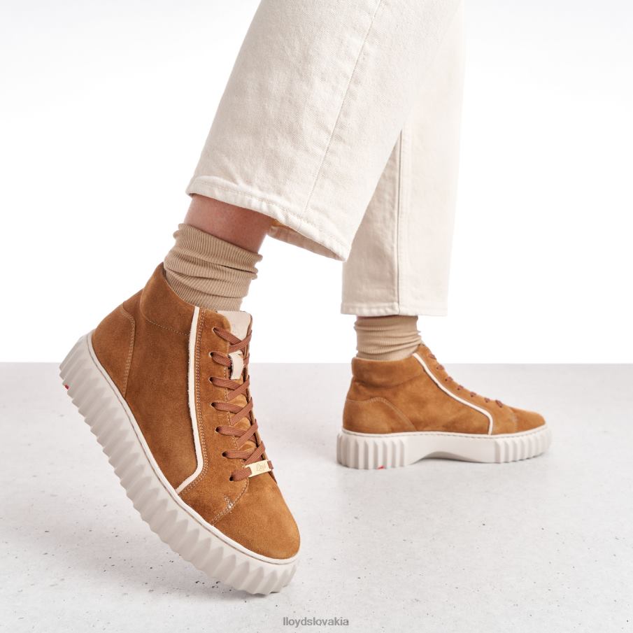 LLOYD vysoké tenisky ženy topánky hnedá 6R0JN771