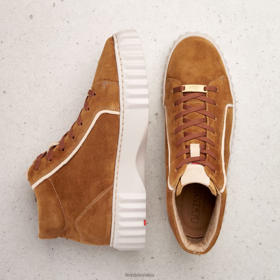 LLOYD vysoké tenisky ženy topánky hnedá 6R0JN771