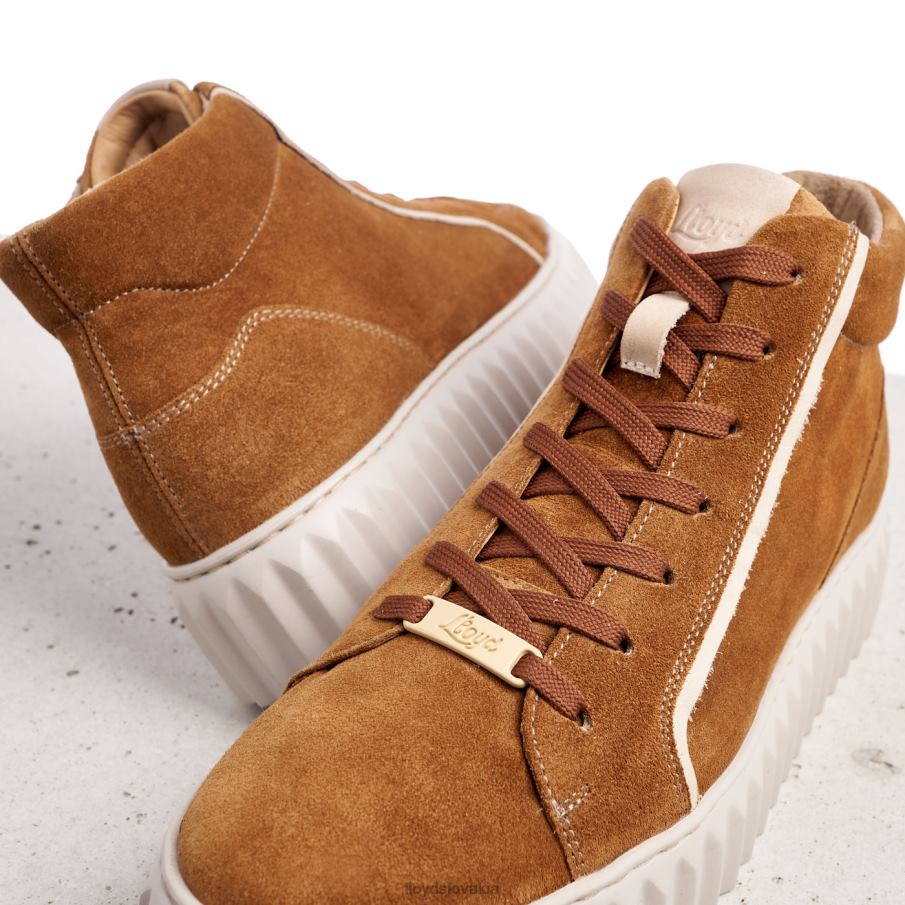 LLOYD vysoké tenisky ženy topánky hnedá 6R0JN771