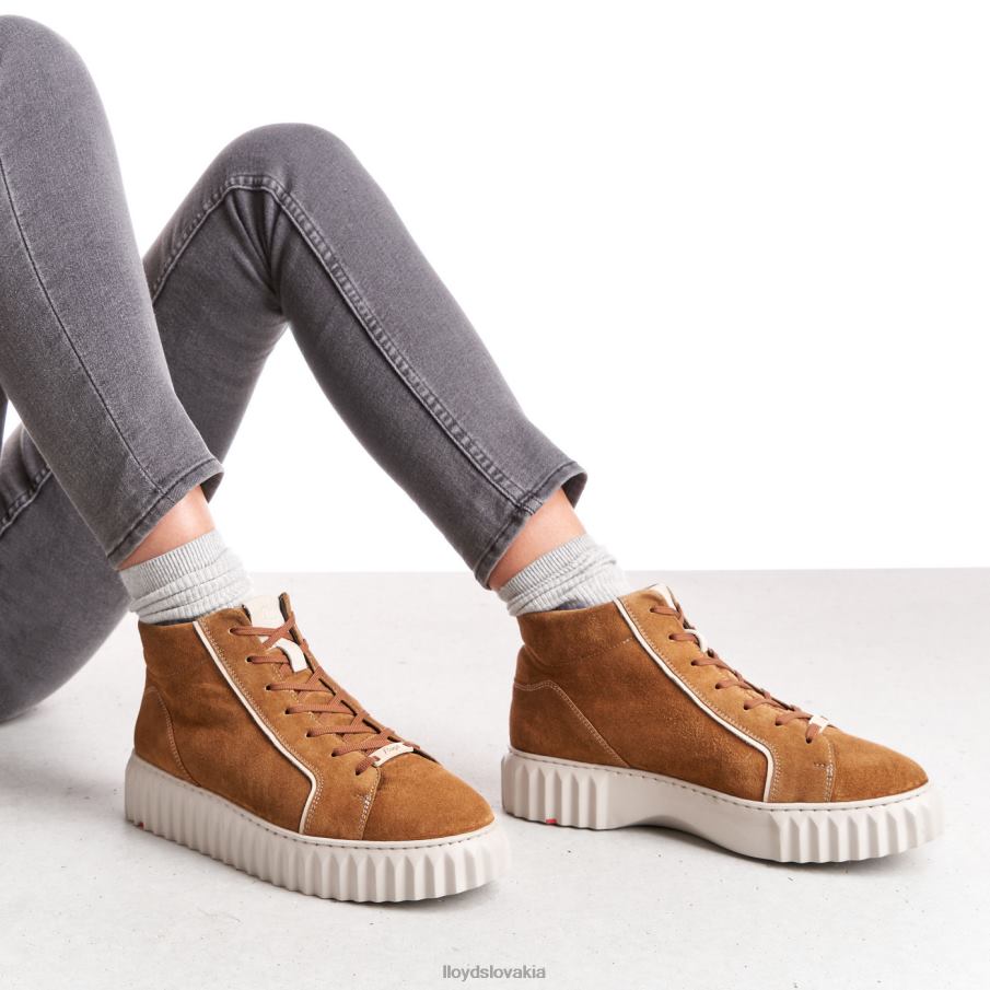 LLOYD vysoké tenisky ženy topánky hnedá 6R0JN777