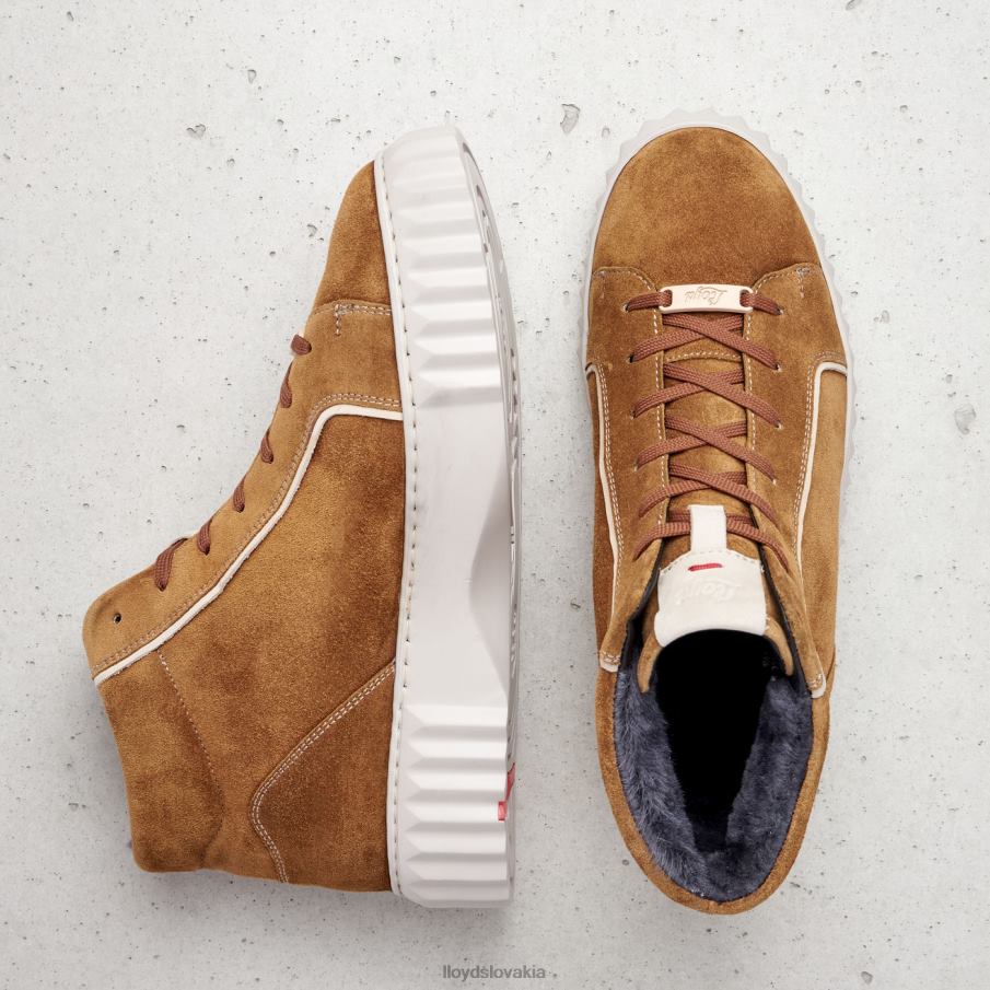 LLOYD vysoké tenisky ženy topánky hnedá 6R0JN777