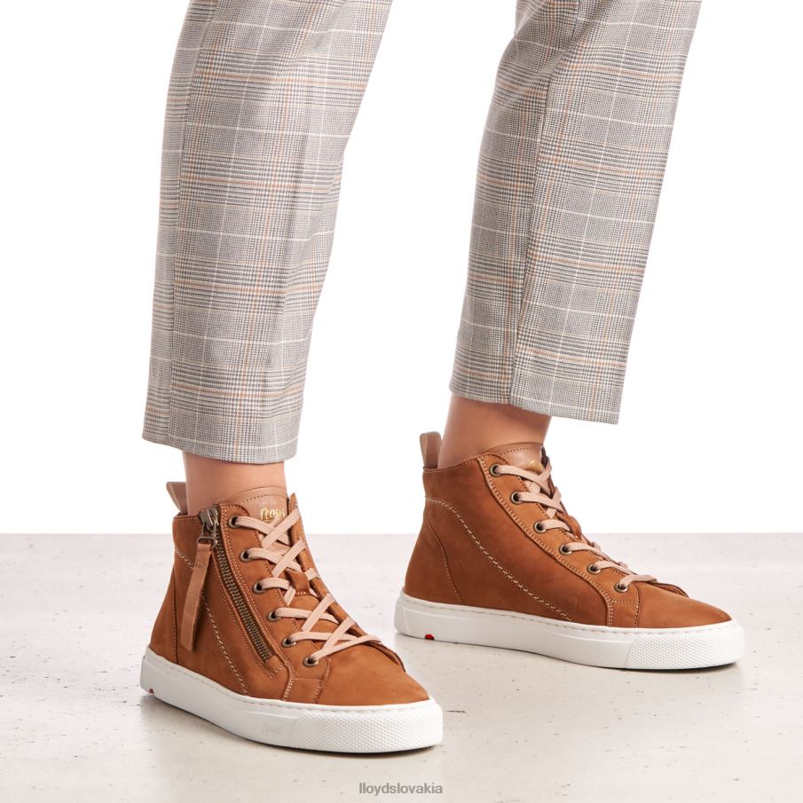 LLOYD vysoké tenisky ženy topánky hnedá 6R0JN859