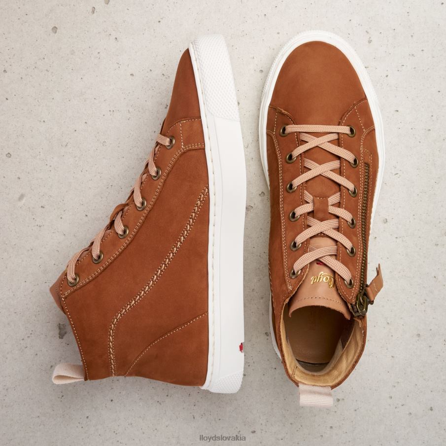 LLOYD vysoké tenisky ženy topánky hnedá 6R0JN859