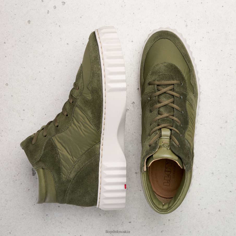 LLOYD vysoké tenisky ženy topánky zelená 6R0JN769