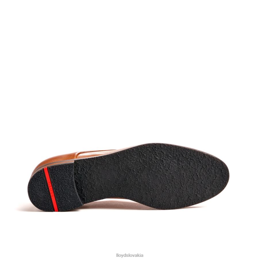 LLOYD fľakaté šnurovacie poltopánky ženy topánky hnedá 6R0JN1030