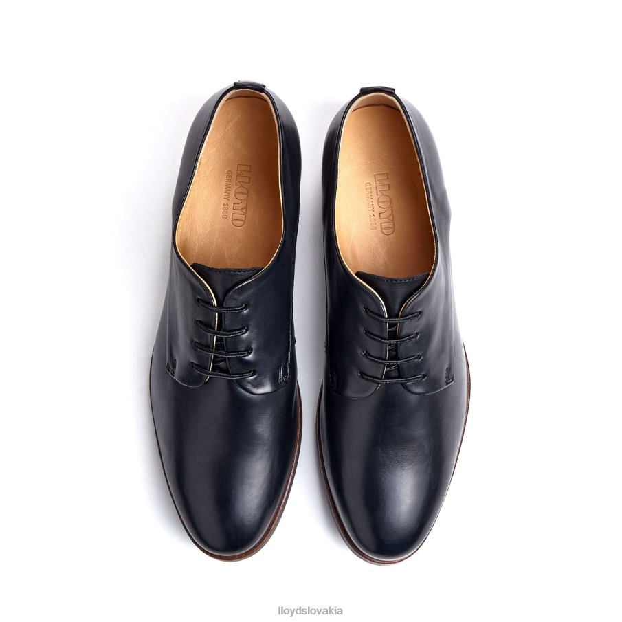 LLOYD fľakaté šnurovacie poltopánky ženy topánky čierna 6R0JN1006