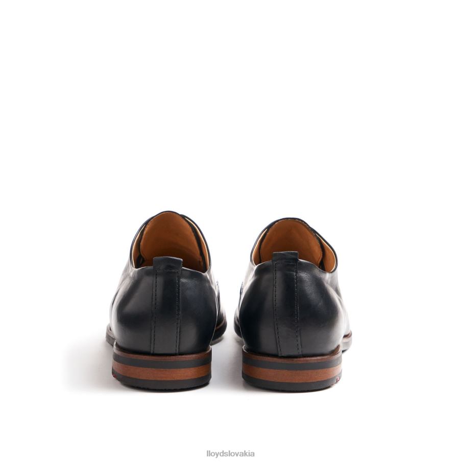 LLOYD fľakaté šnurovacie poltopánky ženy topánky čierna 6R0JN1006