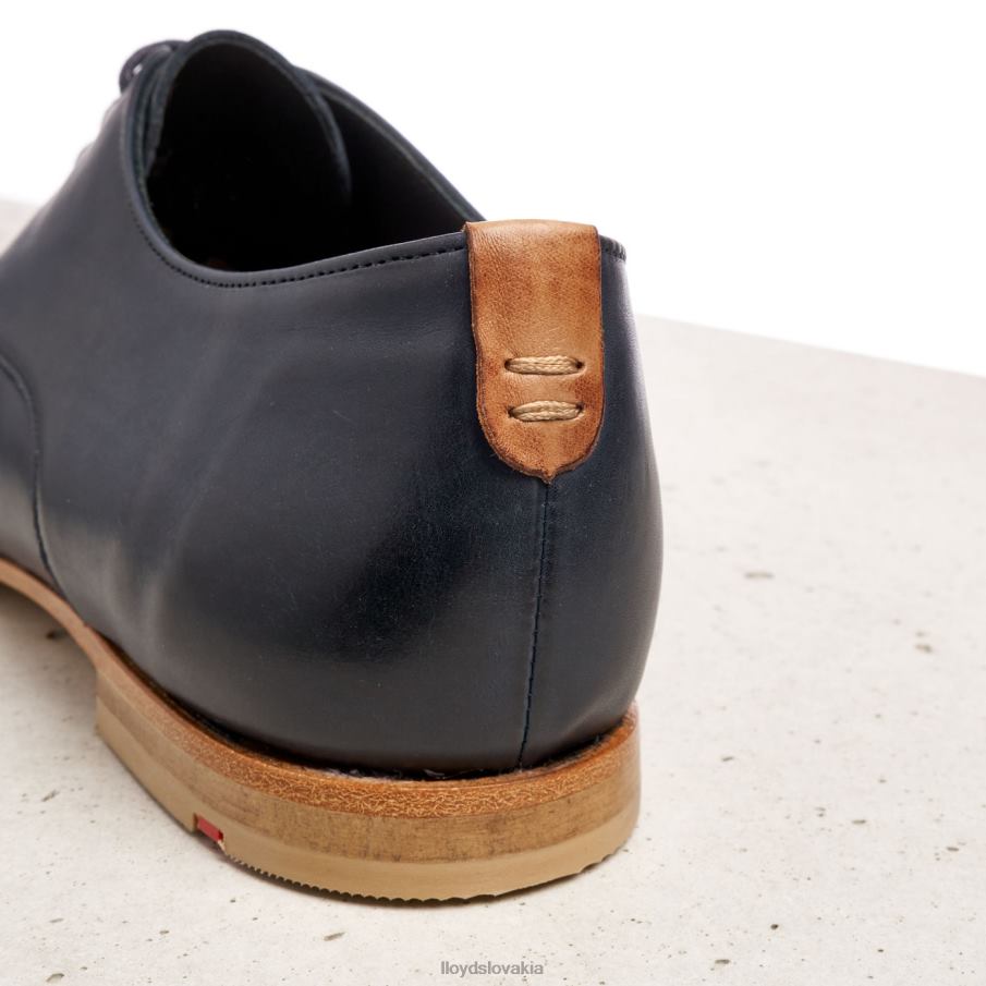 LLOYD čipkové hladké kožené poltopánky ženy topánky Modrá 6R0JN1066