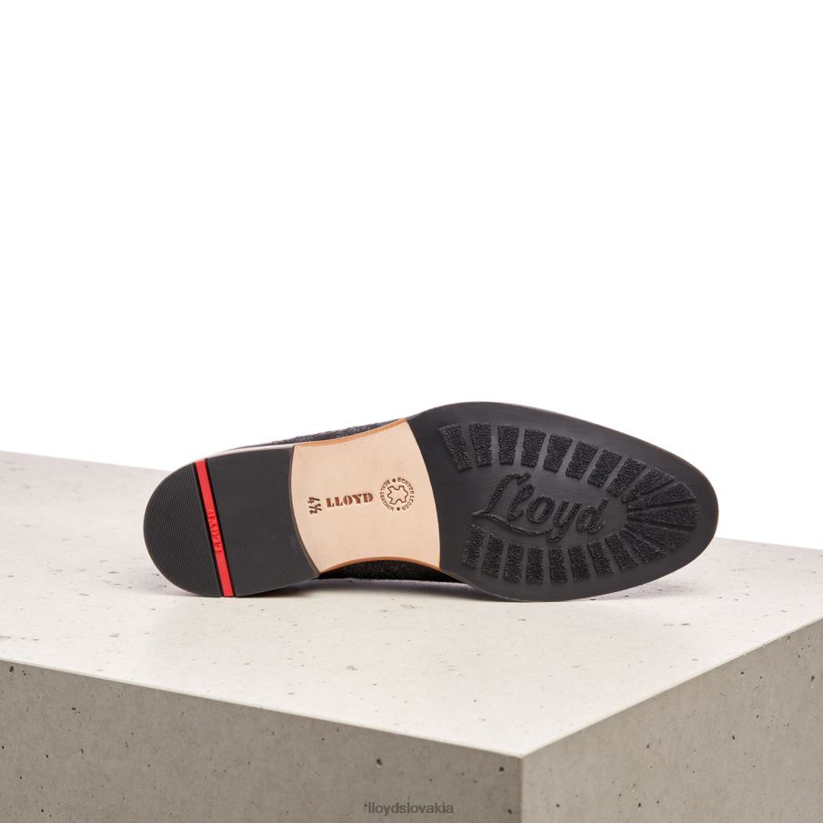 LLOYD čipkové hladké kožené poltopánky ženy topánky čierna 6R0JN1076