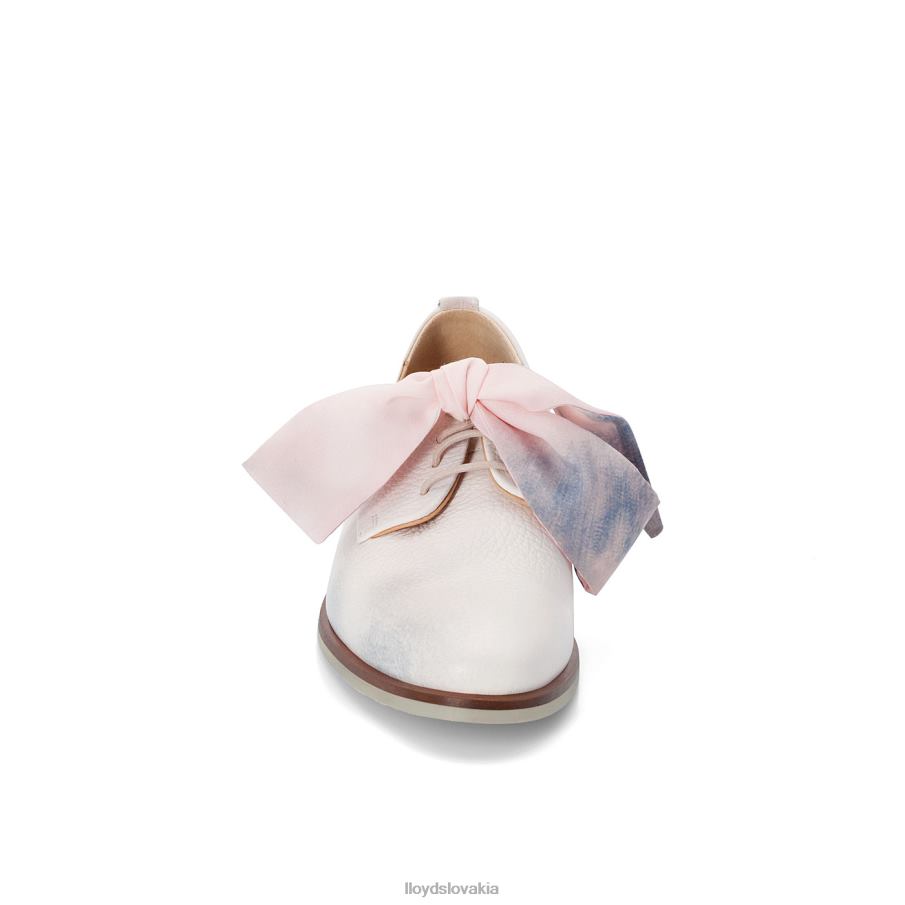 LLOYD čipkové hladké kožené poltopánky ženy topánky kombinované 6R0JN1179