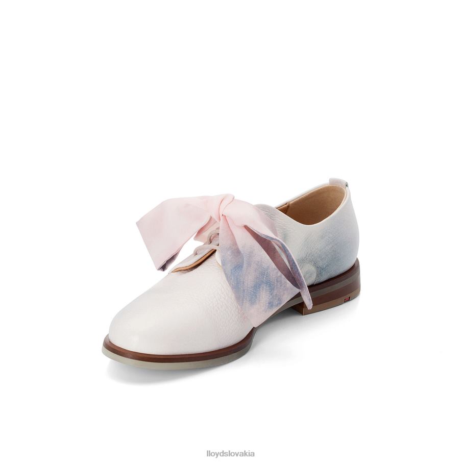 LLOYD čipkové hladké kožené poltopánky ženy topánky kombinované 6R0JN1179