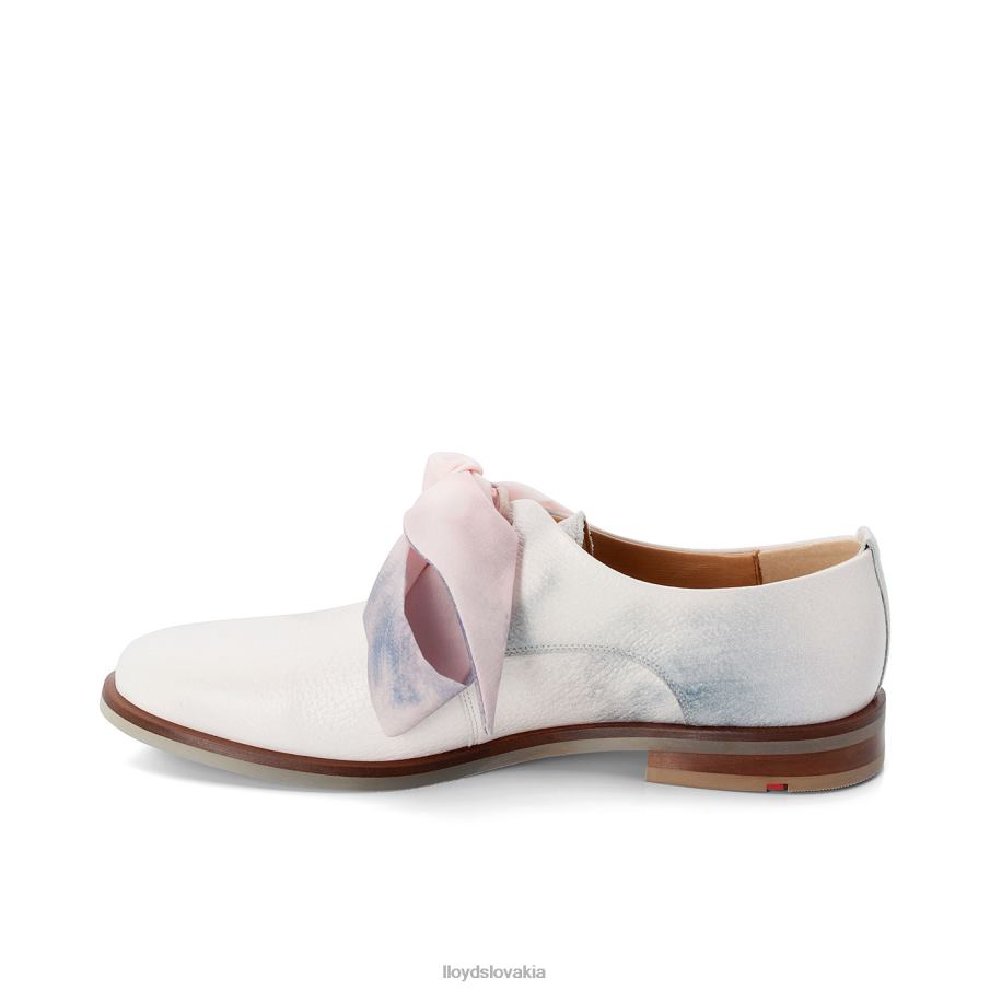 LLOYD čipkové hladké kožené poltopánky ženy topánky kombinované 6R0JN1179