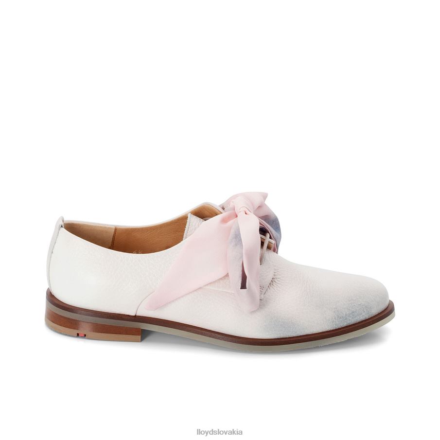 LLOYD čipkové hladké kožené poltopánky ženy topánky kombinované 6R0JN1179