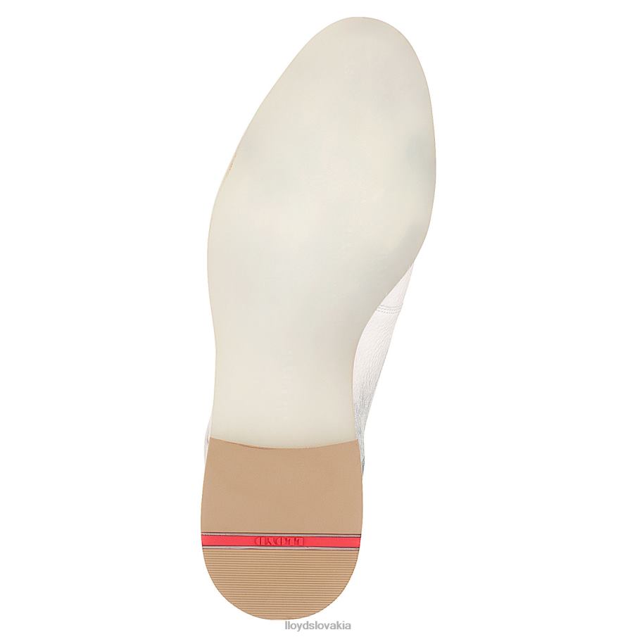 LLOYD čipkové hladké kožené poltopánky ženy topánky kombinované 6R0JN1179