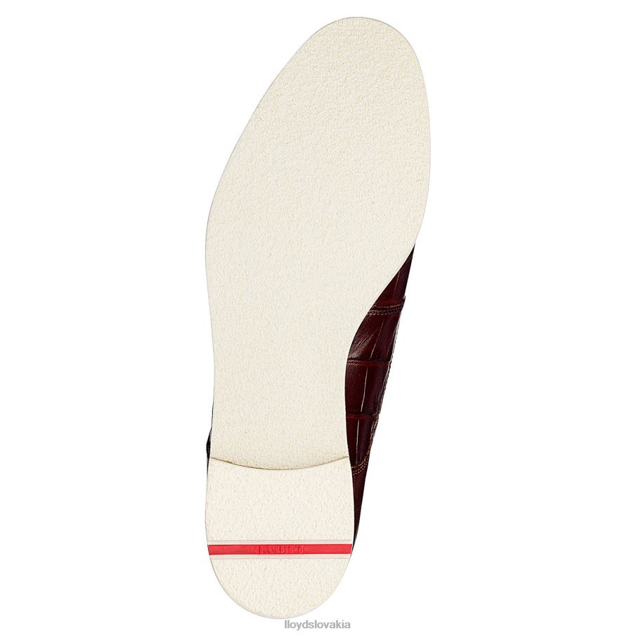 LLOYD kožené krajkové poltopánky ženy topánky hnedá 6R0JN1091