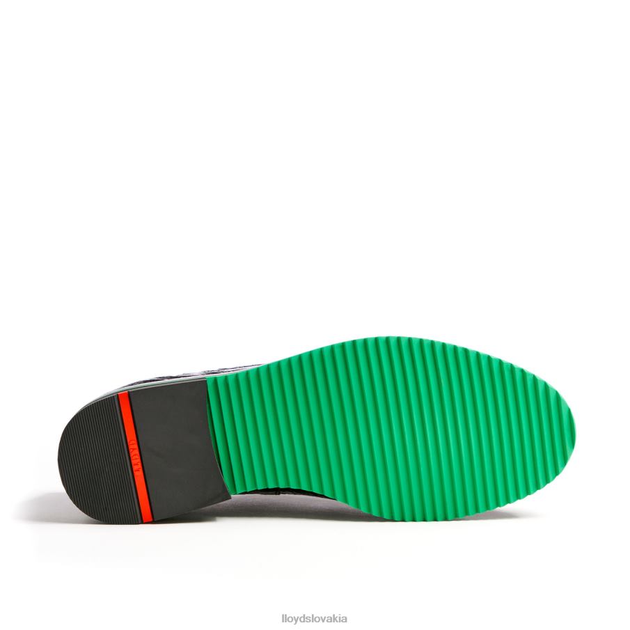 LLOYD kožené krajkové poltopánky ženy topánky čierna 6R0JN1068