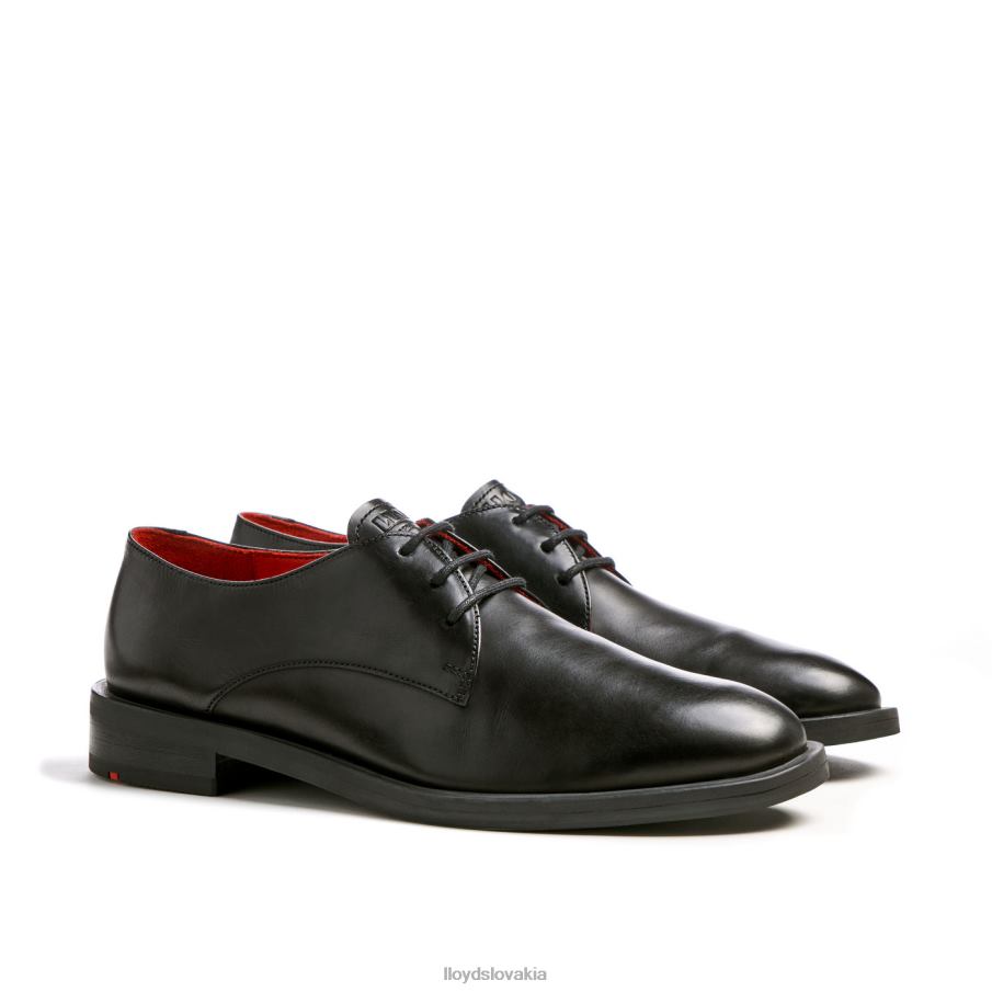 LLOYD krajkové kožené poltopánky ženy topánky čierna 6R0JN1035