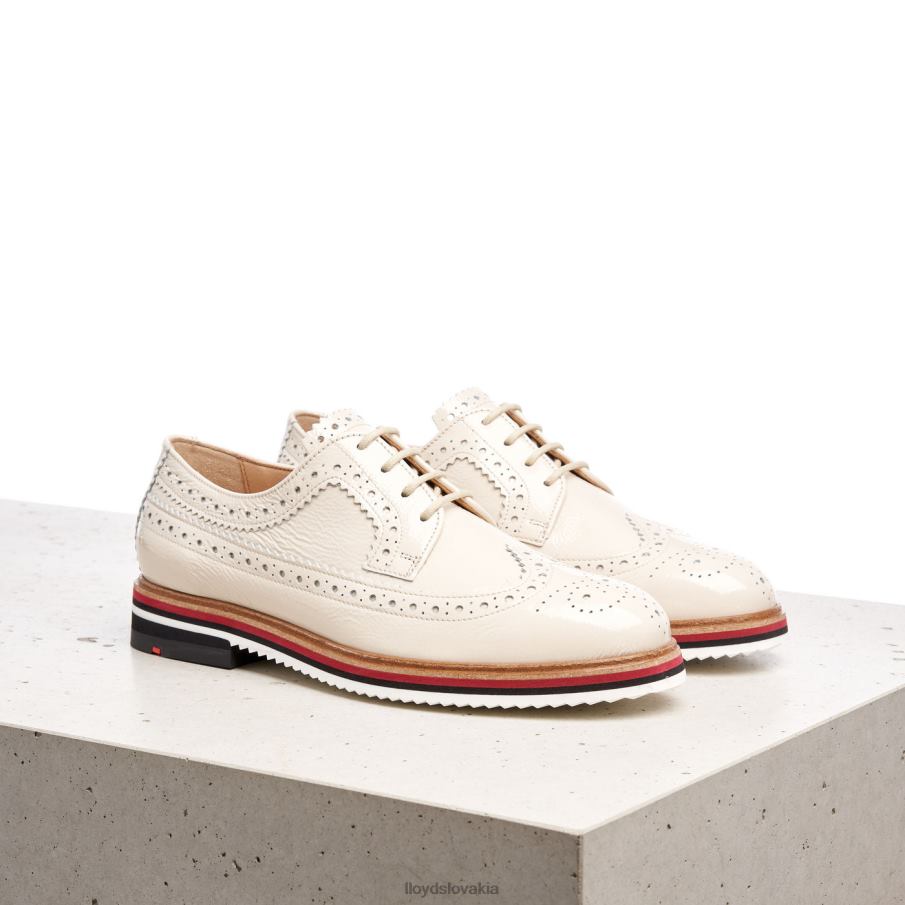 LLOYD šnurovať poltopánky ženy topánky béžová 6R0JN1069