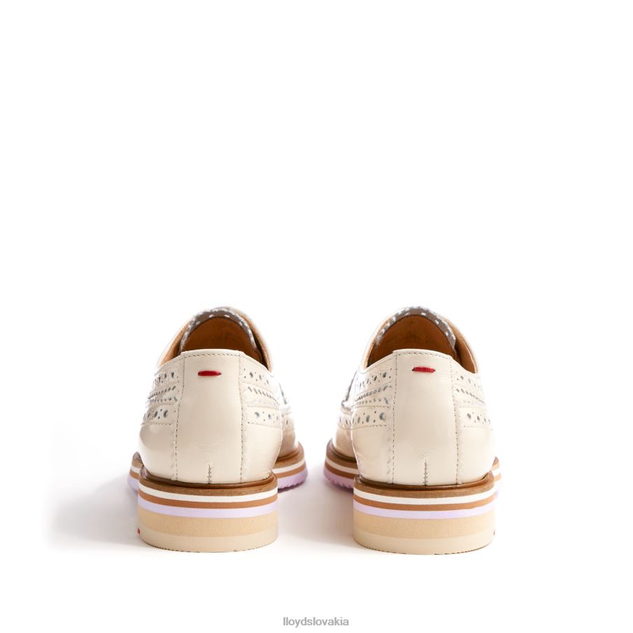 LLOYD šnurovať poltopánky ženy topánky béžová 6R0JN1080