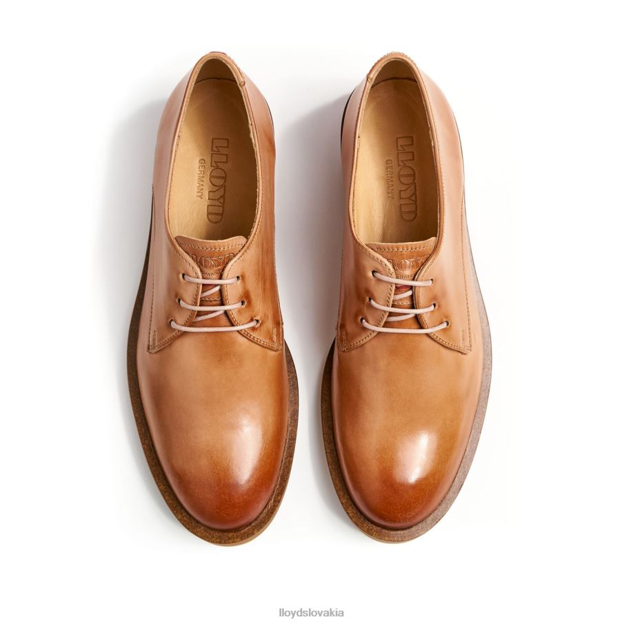 LLOYD šnurovať poltopánky ženy topánky hnedá 6R0JN1056