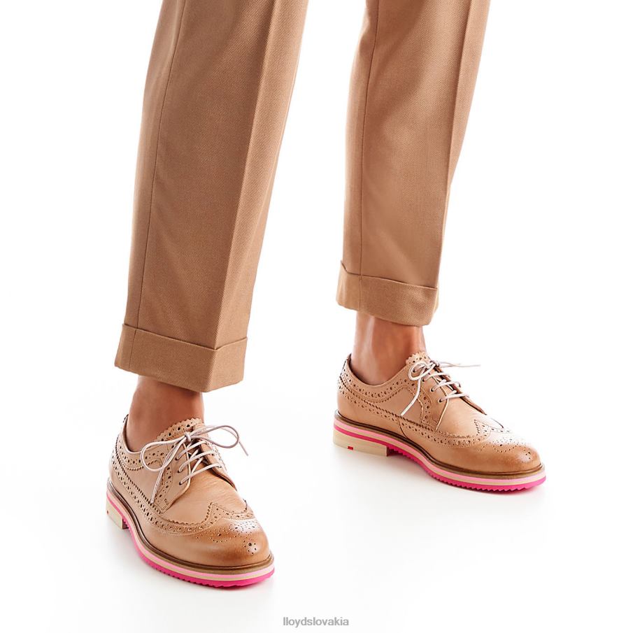 LLOYD šnurovať poltopánky ženy topánky hnedá 6R0JN1063