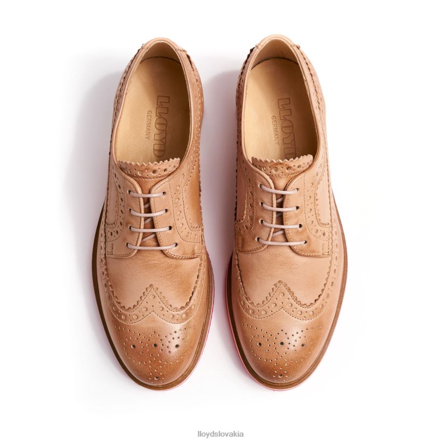 LLOYD šnurovať poltopánky ženy topánky hnedá 6R0JN1063