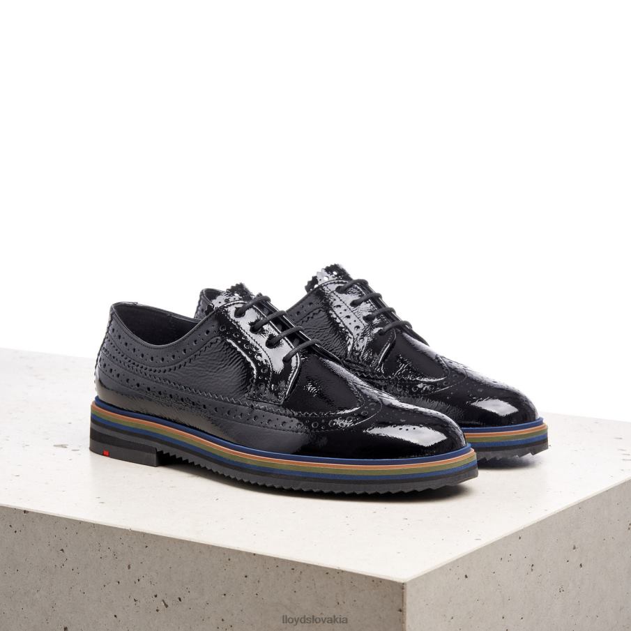 LLOYD šnurovať poltopánky ženy topánky čierna 6R0JN1043